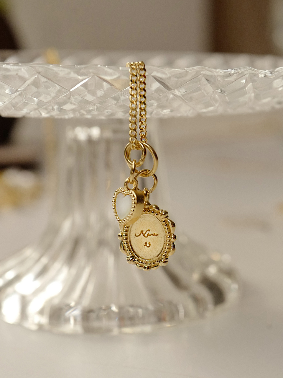 Alice Day Necklace(Gold/White)