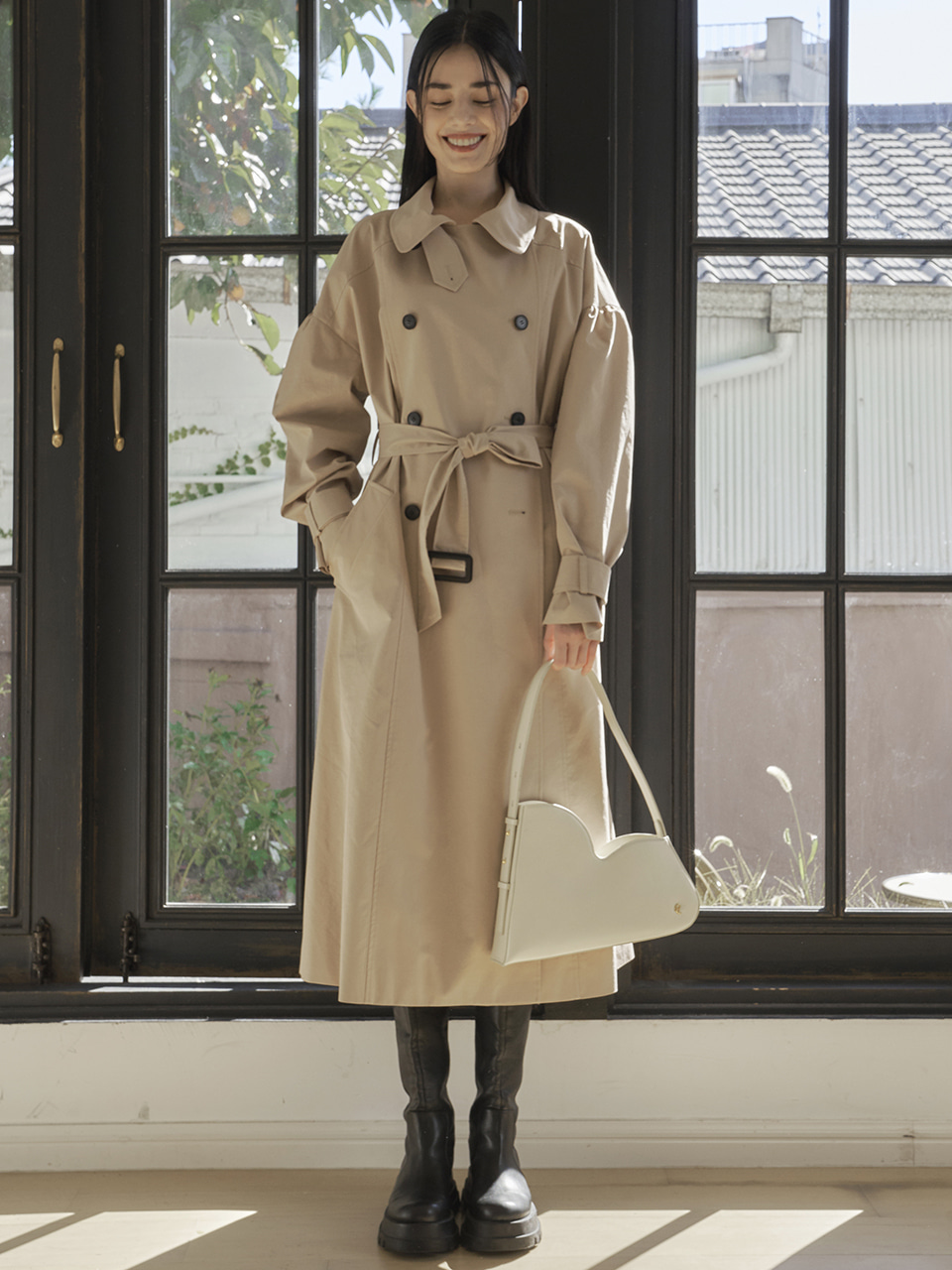 Chacha Trench Coat (2color)