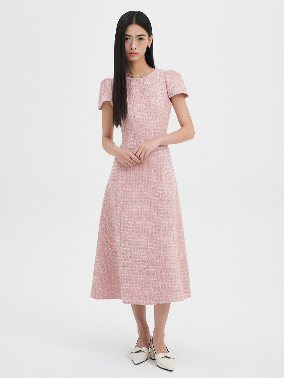 Adeline Tweed Dress - Long(2color)