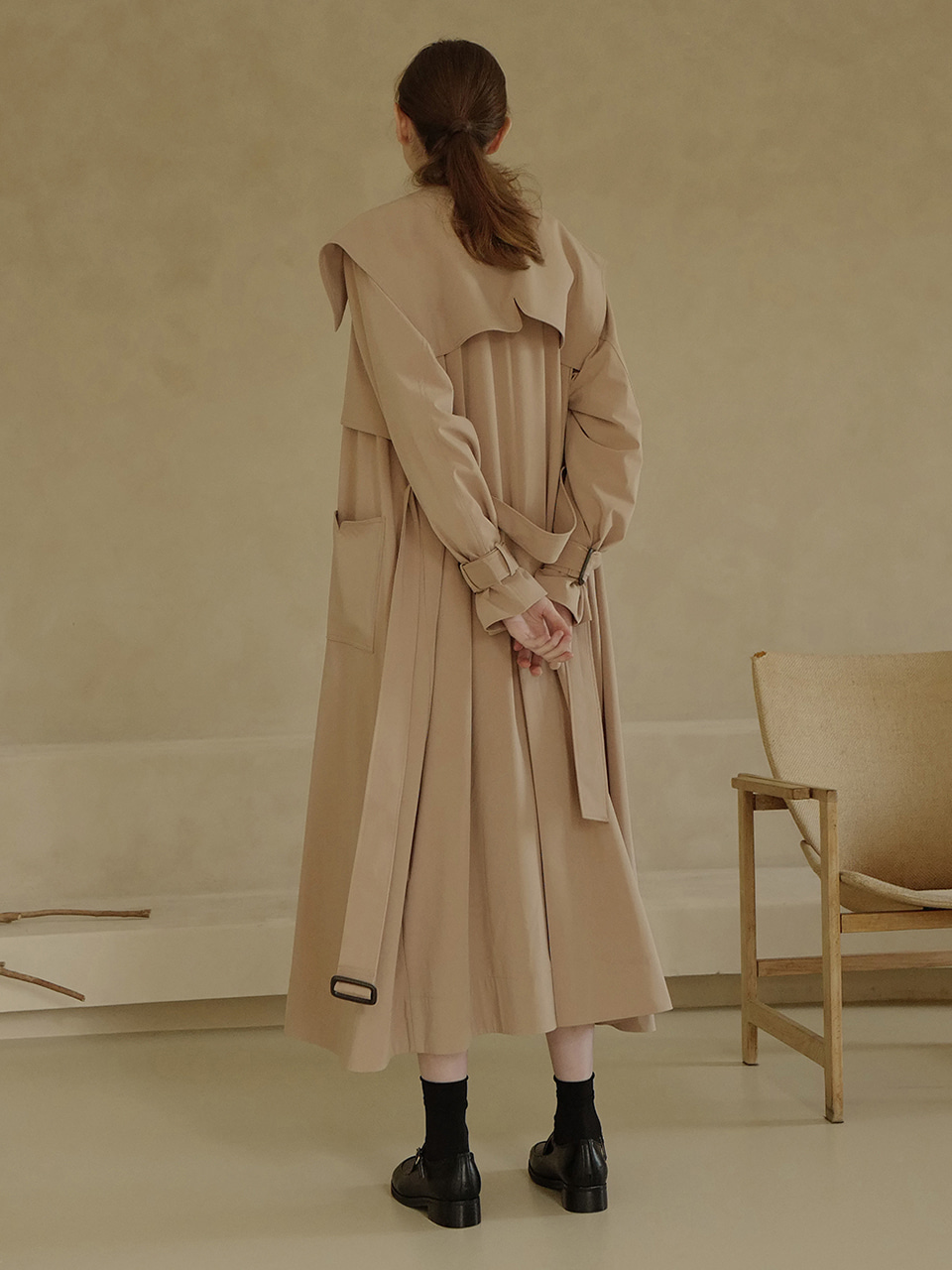 Notting Hill Trench Coat (Sand Beige)