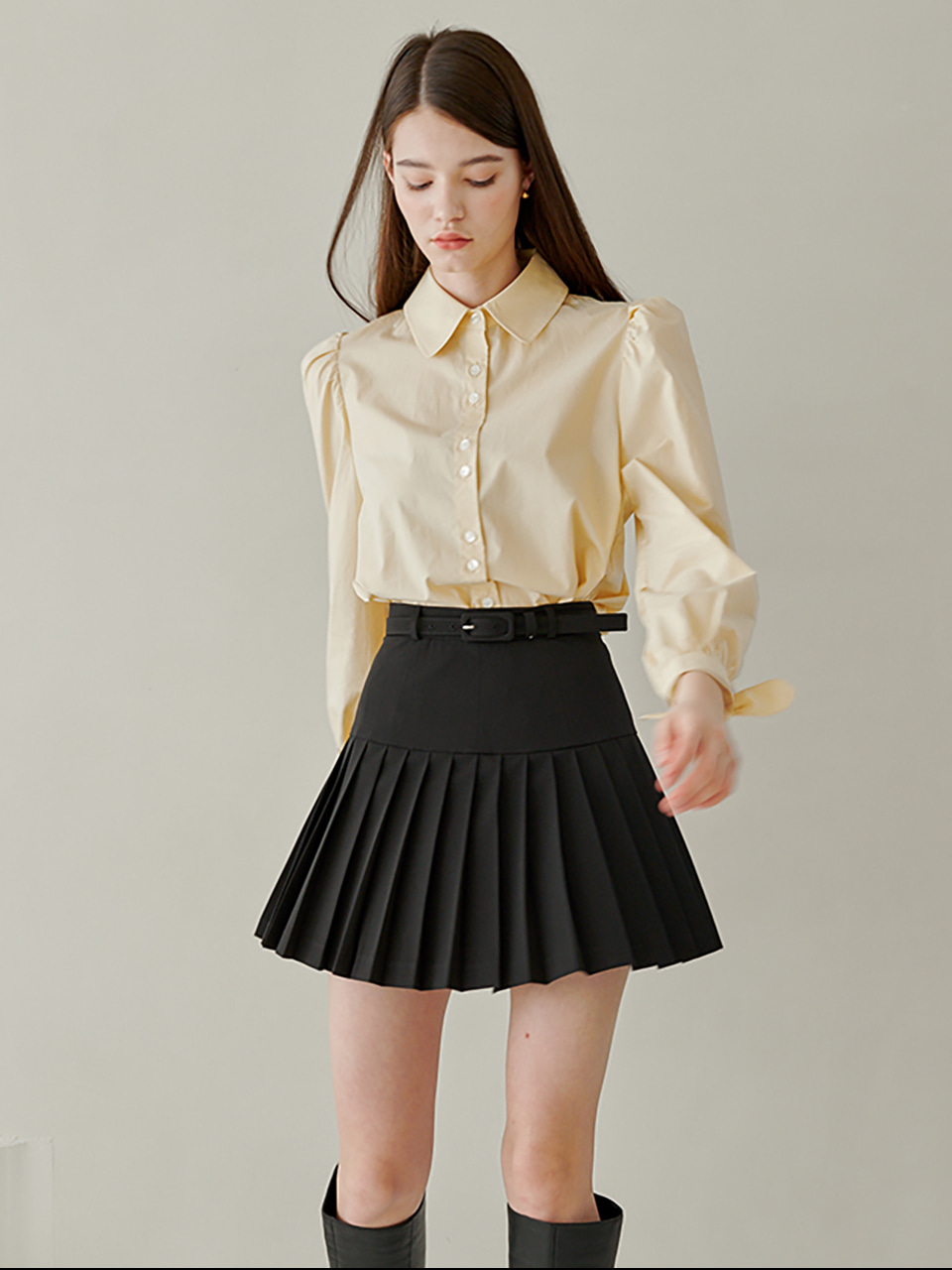 Pleats Skirt (4color)