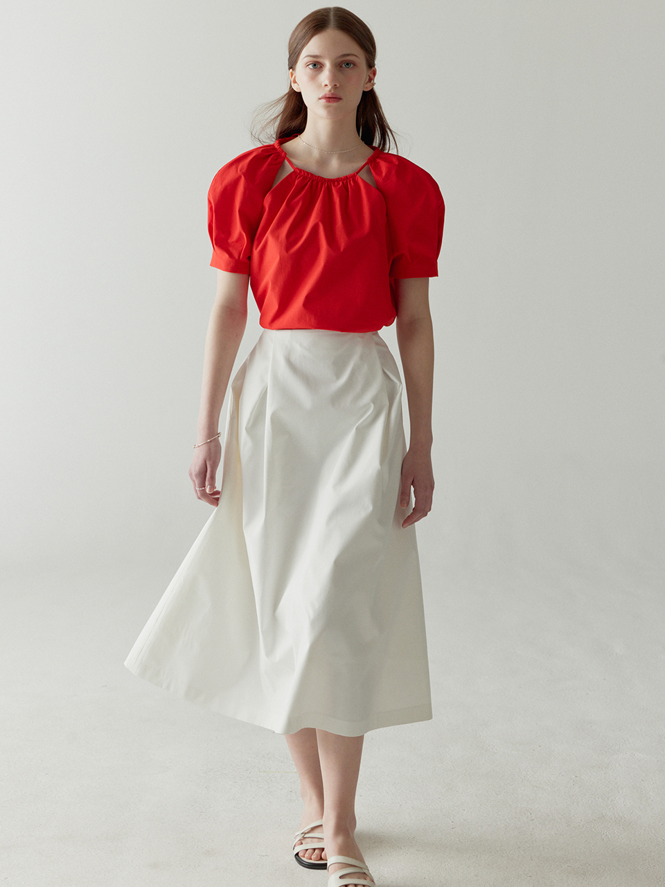 Double Tuck Skirt(2color)[05/20 예약배송]